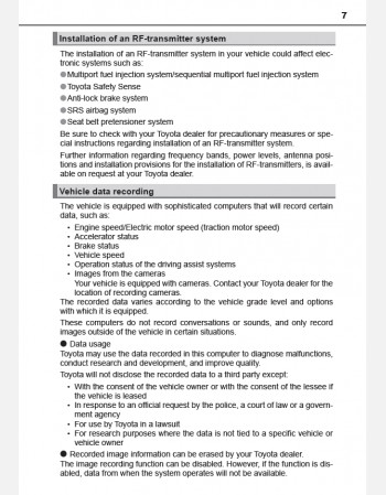 toyota hilux 2024-2025 owners manual